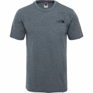The North Face S/S SIMPLE DOME TE M Pánské tričko, tmavě šedá, velikost XXL