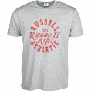 Russell Athletic S/S CREWNECK TEE SHIRT šedá M - Pánské tričko