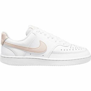 Nike COURT VISION LOW WMNS Dámská volnočasová obuv, Bílá,Růžová, velikost 8