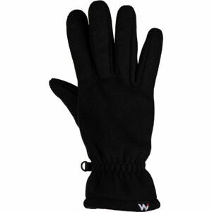 Willard KIEROS Unisex fleecové rukavice, černá, velikost L
