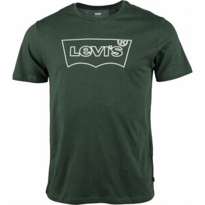 Levi's HOUSEMARK GRAPHIC TEE Pánské tričko, tmavě zelená, velikost M