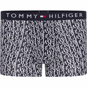 Tommy Hilfiger TRUNK PRINT Pánské boxerky, Tmavě modrá, velikost M