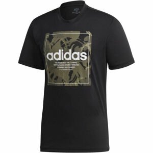 adidas CAMO BX T Pánské tričko, černá, velikost M