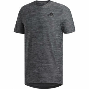 adidas ALL SET TRAINING TEE 2.0 Pánské sportovní triko, Tmavě šedá,Černá, velikost M