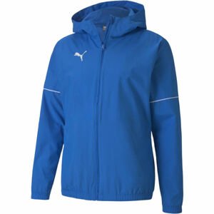 Puma TEAM GOAL RAIN JACKET Pánská sportovní bunda, modrá, velikost M