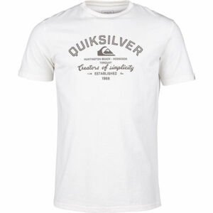 Quiksilver CREATORS OF SIMPLICITY SS II Pánské triko, bílá, velikost S