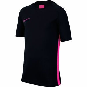 Nike DRY ACDMY TOP SS B Chlapecké fotbalové tričko, černá, veľkosť M