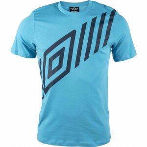 Umbro FW GRAPHIC TEE 1 Pánské triko, Modrá,Tmavě modrá, velikost S