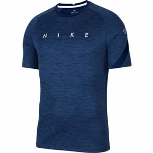 Nike DRY ACD TOP SS GX FP HT Pánské fotbalové tričko, Tmavě modrá,Bílá, velikost XXL