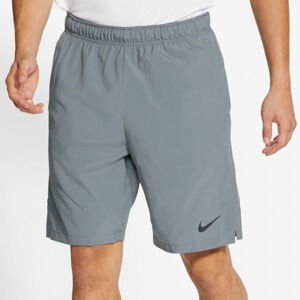 Nike FLX SHORT WOVEN M Pánské tréninkové šortky, Tmavě šedá,Černá, velikost S