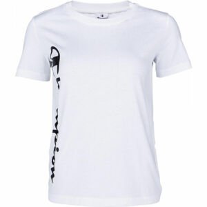 Champion CREWNECK T-SHIRT Dámské tričko, Bílá,Černá, velikost S