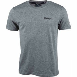 Champion CREWNECK T-SHIRT Pánské tričko, Šedá,Černá, velikost XL