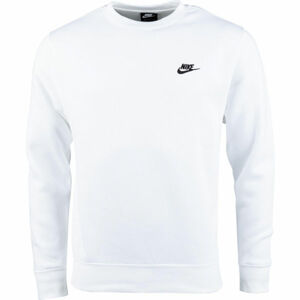 Nike SPORTSWEAR CLUB Pánská mikina, bílá, veľkosť S