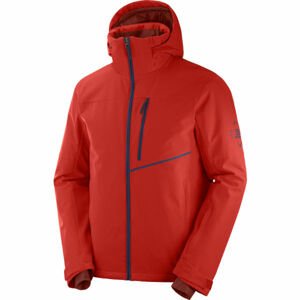Salomon BLAST JACKET M Pánská lyžařská bunda, červená, velikost XL