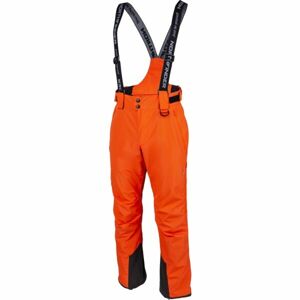 Northfinder QWERYN Pánské lyžařské kalhoty, Oranžová,Černá, velikost M