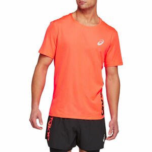 Asics FUTURE TOKYO VENTILATE SS TOP Pánské běžecké triko, oranžová, velikost S