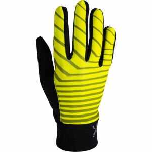 Klimatex ACAT Zimní běžecké rukavice, žlutá, velikost M