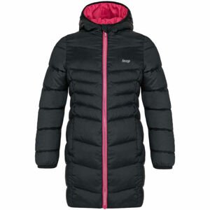 Loap IDUZIE Dívčí zimní kabát, černá, velikost 112-116