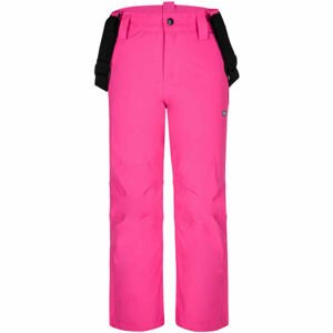 Loap FUXI Dětské lyžařské kalhoty, růžová, veľkosť 140