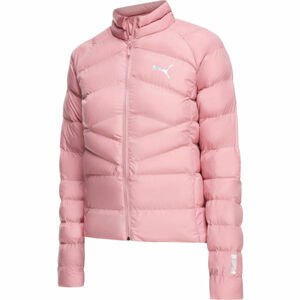 Puma WARMCELL LIGHTWEIGHT JACKET Dámská zimní bunda, Růžová,Bílá, velikost XS