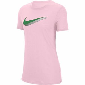 Nike NSW TEE ICON W Růžová S - Dámské tričko