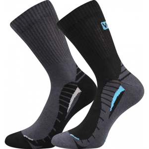 Voxx TIM Ponožky, Černá,Tmavě šedá,Světle modrá, velikost 29-31