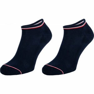 Tommy Hilfiger MEN ICONIC SNEAKER 2P Pánské ponožky, tmavě modrá, veľkosť 43-46