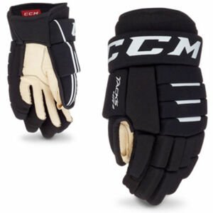 CCM TACKS 4R2 YT Dětské hokejové rukavice, černá, velikost 8