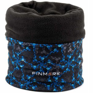 Finmark MULTIFUNKČNÍ ŠÁTEK Multifunkční šátek s fleecem, Modrá,Černá,Bílá, velikost UNI