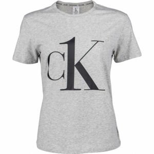 Calvin Klein S/S CREW NECK Dámské tričko, Šedá, velikost M