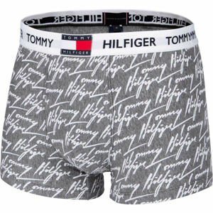 Tommy Hilfiger TRUNK PRINT Pánské boxerky, šedá, veľkosť M