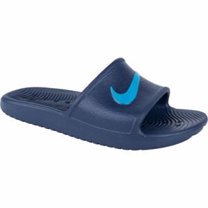 Nike KAWA SHOWER Tmavě modrá 5 - Chlapecké pantofle