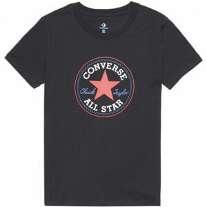 Converse CHUCK PATCH NOVA TEE Černá S - Dámské tričko