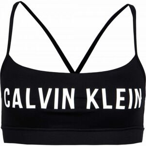Calvin Klein LOW SUPPORT BRA Dámská sportovní podprsenka, Černá,Bílá, velikost XS