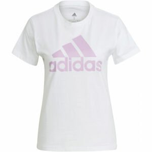 adidas BL TEE Dámské tričko, Bílá,Fialová, velikost M