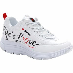 Lotto LOVE RIDE PRIME III PRT 1 W Dámská volnočasová obuv, bílá, velikost 36.5