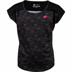Lotto CHRENIA Dívčí sportovní triko, černá, veľkosť 140-146