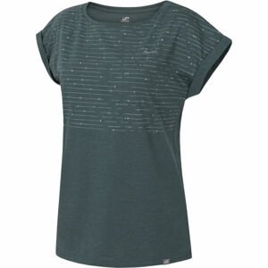 Hannah ALMMA Dámské tričko, tmavě zelená, veľkosť 34