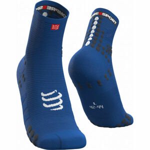 Compressport RACE V3.0 RUN HI Běžecké ponožky, modrá, veľkosť 39-41