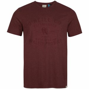 O'Neill LM ESTABLISHED T-SHIRT Pánské tričko, Vínová, velikost M