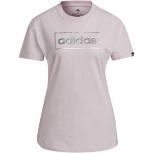 adidas FL BX G T Dámské tričko, Růžová,Stříbrná, velikost XS