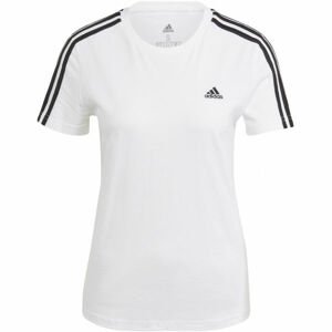 adidas 3S TEE Dámské tričko, Bílá,Černá, velikost XL