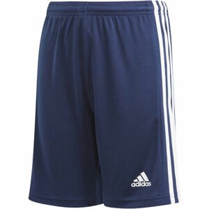 adidas SQUAD 21 SHO Y Juniorské fotbalové šortky, Tmavě modrá,Bílá, velikost 128