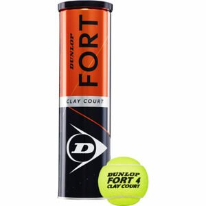 Dunlop FORT CLAY COURT 4 KS Tenisové míčky, mix, velikost UNI