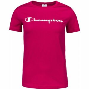 Champion CREWNECK T-SHIRT Vínová XS - Dámské tričko