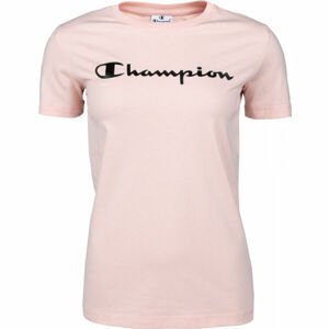 Champion CREWNECK T-SHIRT Dámské tričko, Růžová, velikost L