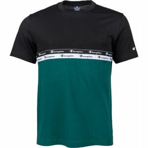Champion CREWNECK T-SHIRT Zelená M - Pánské tričko