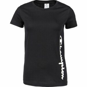 Champion CREWNECK T-SHIRT Dámské tričko, Černá, velikost XS