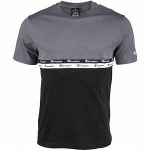 Champion CREWNECK T-SHIRT Pánské tričko, černá, velikost L