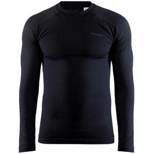 Craft WARM INTENSITY Pánské funkční triko, Černá, velikost XL